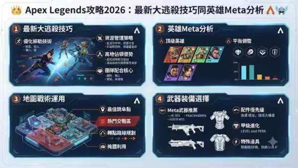 Apex Legends攻略2026:最新大逃殺技巧同英雄Meta分析