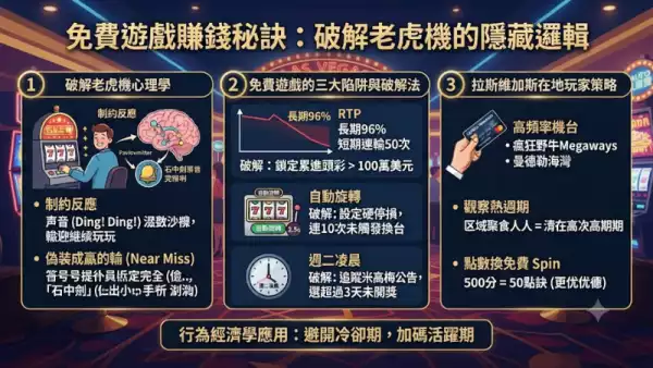 免費遊戲賺錢秘訣：破解老虎機的隱藏邏輯