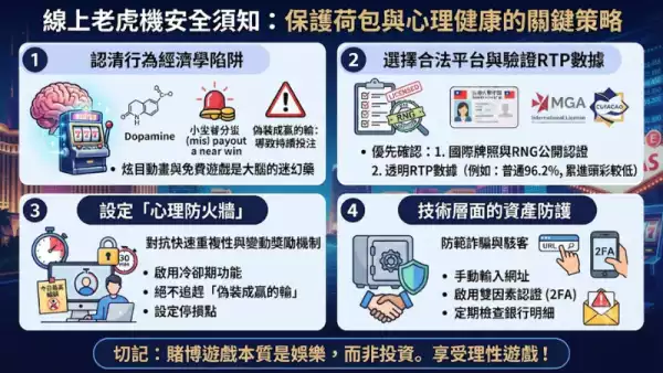 線上老虎機安全須知：保護荷包與心理健康的關鍵策略