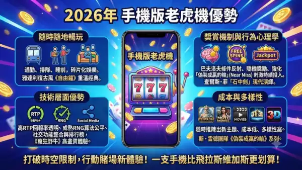 手機版老虎機優勢