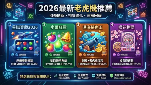 2026最新老虎機推薦
