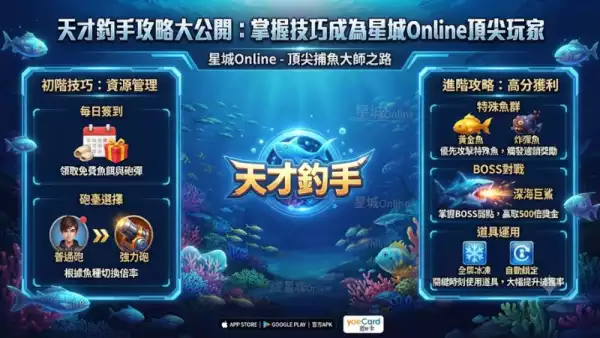 天才釣手攻略大公開:掌握技巧成為星城Online頂尖玩家