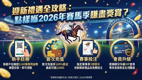 迎新禮遇全攻略:點樣喺2026年賽馬季賺盡獎賞?