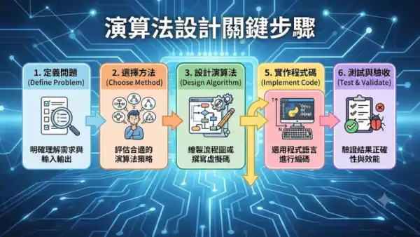 演算法設計關鍵步驟