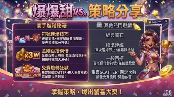 爆爆甜心策略分享