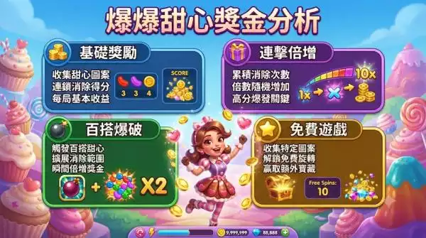 爆爆甜心獎金分析