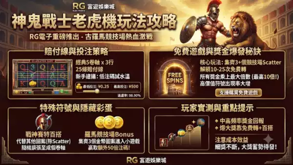 神鬼戰士老虎機玩法攻略
