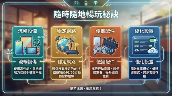 隨時隨地暢玩秘訣