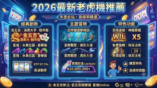 2026最新老虎機推薦