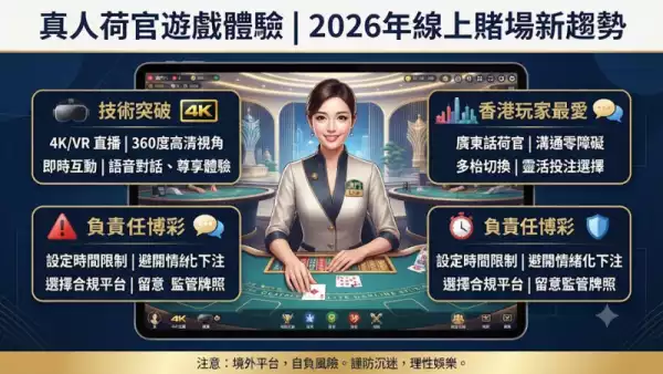 真人荷官遊戲體驗
