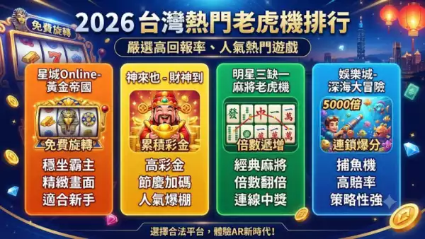 台灣熱門老虎機排行