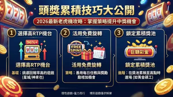 頭獎累積技巧大公開