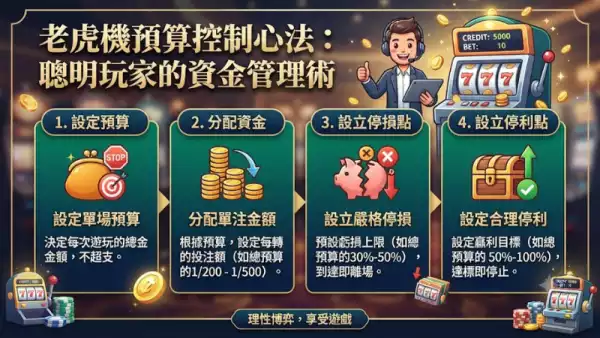 老虎機預算控制心法：聰明玩家的資金管理術