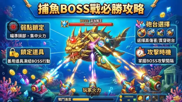 捕魚BOSS戰必勝攻略