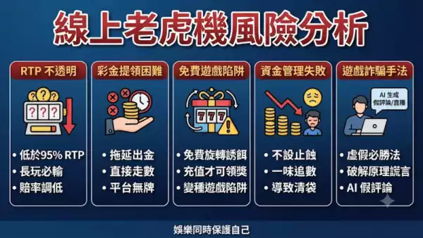 線上老虎機風險分析