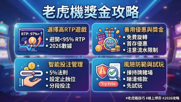 老虎機獎金攻略