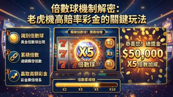 倍數球機制解密：老虎機高賠率彩金的關鍵玩法