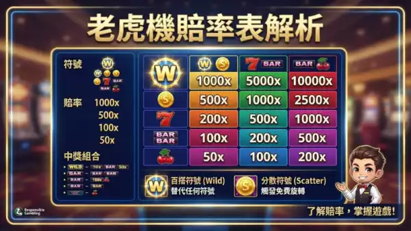 老虎機賠率表解析