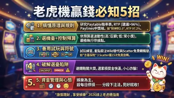 老虎機贏錢必知5招