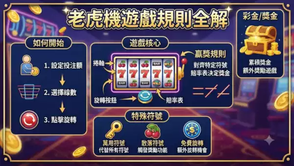 老虎機遊戲規則全解