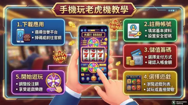 手機玩老虎機教學