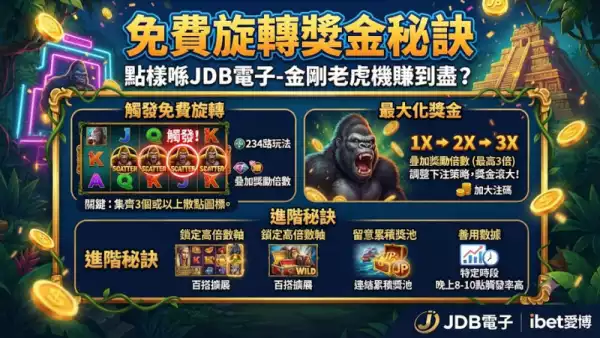 免費旋轉獎金秘訣
