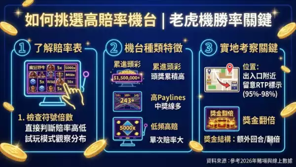如何挑選高賠率機台