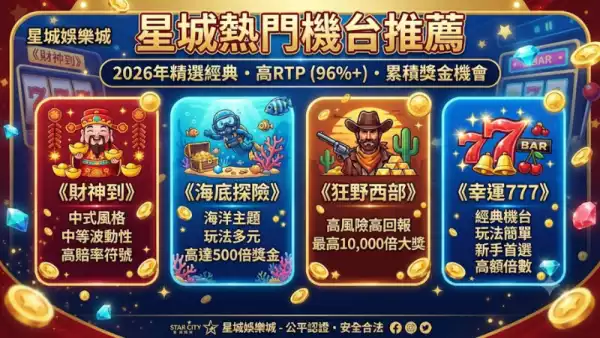 星城熱門機台推薦