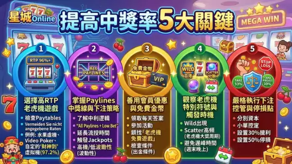 提高中獎率5大關鍵