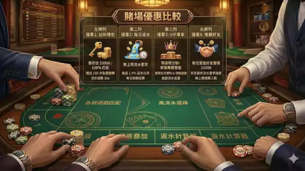 賭場優惠比較